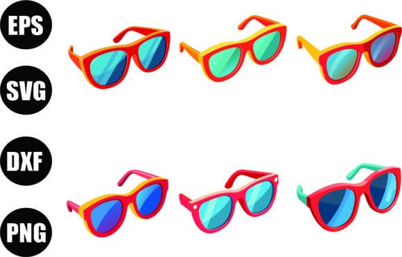 3D Fashionable Sunglasses Design
