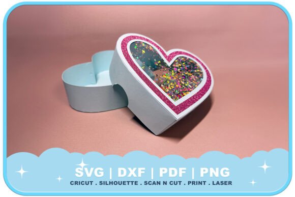 3D Shaker Heart Gift Box Guide