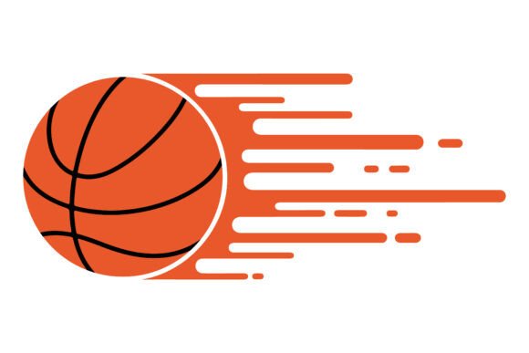 Basketball Speed Graphic Vector: Dynamic Design