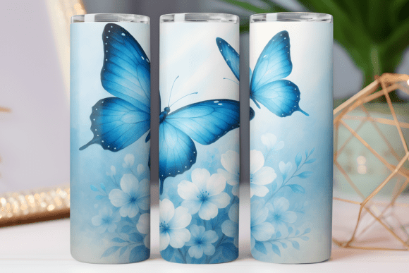 Butterflies 3D Tumbler Wrap for 20oz