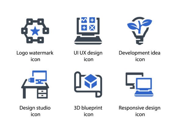 Design Creativity Icon Set 1