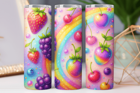 Elevating Drinkware Aesthetics: The Strategic Value of Fruit Print 3D Tumbler Wrap Designs