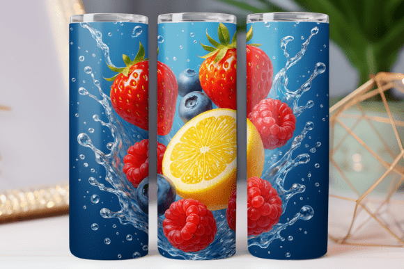Elevating Drinkware Aesthetics: The Strategic Value of High-Resolution Fruit Print 3D Tumbler Wraps