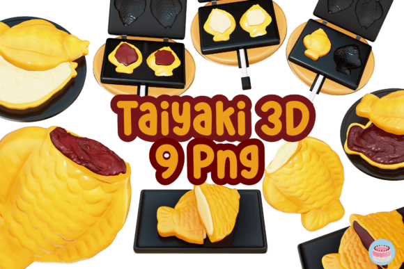 Evaluating the 9 Taiyaki 3D PNG Collection for Commercial Design Projects