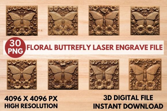 Evaluating the Floral Butterfly Laser Engrave File for Precision Projects