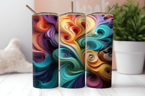 Mastering the 3d Swirls 20oz Straight Tumbler Wrap for Professional Results