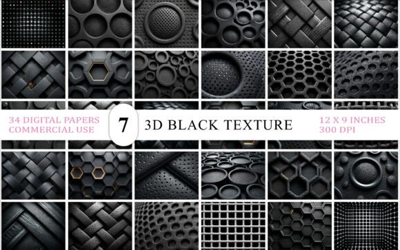 Mastering Visual Impact with Futuristic Black 3D Texture Backgrounds